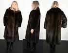 Manteau en fourrure de vison d'acajou taille extra large 14 16 XL Efurs4less