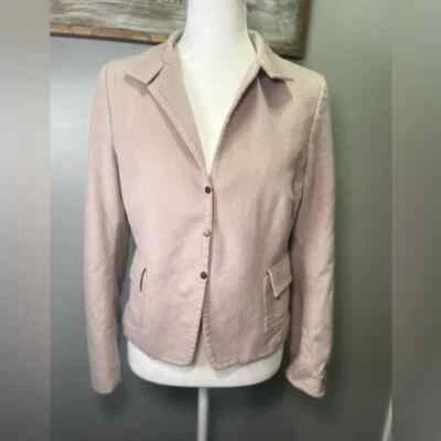 Akris Punto Women's Wool Angora Beige Tan Blazer Jacket Size 10 - Image 1 of 4