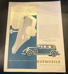 1933 Silver Anniversary Humpmobile Vintage Impresión Ad-Colliers Mag. ¡Hermoso! - Imagen 1 de 7