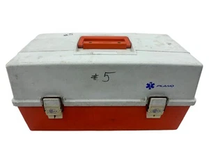 Vintage PLANO 7620M Tackle Box ER First Aid Responder EMS Medical Fishing Trip - Picture 1 of 24