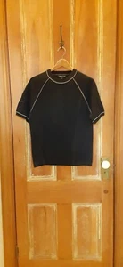 Jones New York New Herren Schwarz Kurzarm Sport Oberteil Small - Bild 1 von 5