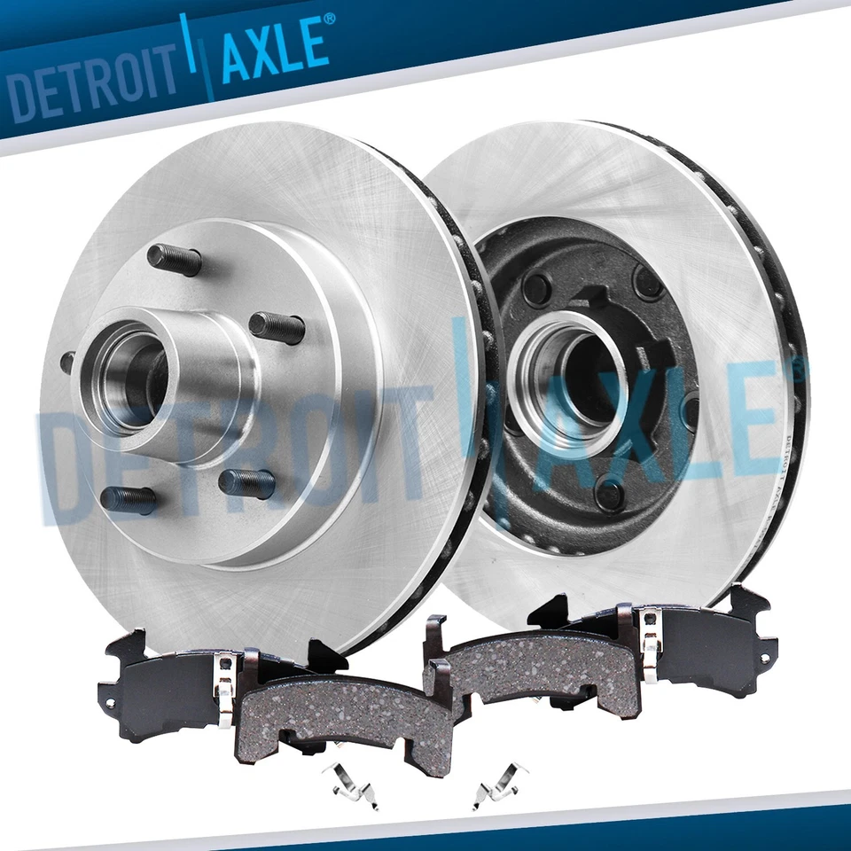 Front Brake Rotors Brake Pads for Chevy Malibu S10 Blazer GMC S15 Jimmy Firebird - Image 1 of 4