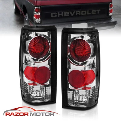 Luces traseras de freno traseras cromadas 82-93 para camioneta Chevy S10 GMC Sonoma S15 Foto 1 de 4