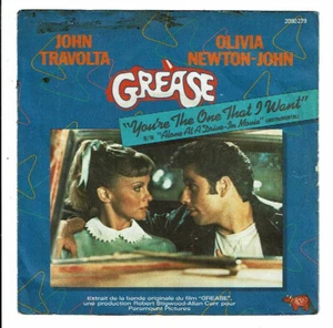 B.O. Film GREASE Vinyle 45T 7" Olivia NEWTON JOHN & John TRAVOLTA - RSO 2090279 - Picture 1 of 3