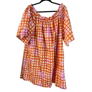 Anthropologie Corey Lynn Calter Monaco Off The Shoulder Mini Dress Size 1X - Picture 1 of 6