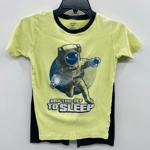 Carters Youth Boys Size 14/14A 2-Piece Astronaut Snug Fit Cotton Pajamas Gray - Picture 1 of 5