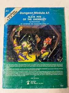 Dungeon Module A1 Slave Pits Undercity 1980 TSR Advanced D&D - Picture 1 of 2