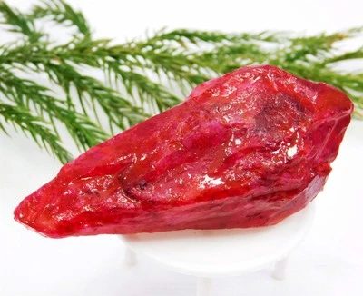 266 Ct Mozambique Red Ruby Huge Rough Natural Raw Loose Gemstone - Image 1 of 4