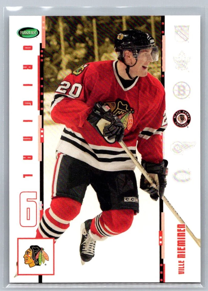 2003-04 Parkhurst Original Six Chicago #15 Ville Nieminen Chicago Blackhawks - Image 1 of 2