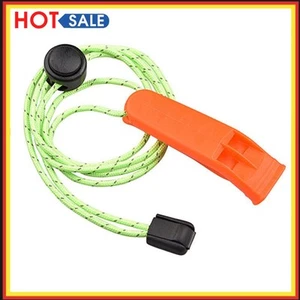 Outdoor Camping Hiking Whistle with Lanyard Survival Emergency Tool (Green) - Bild 1 von 10