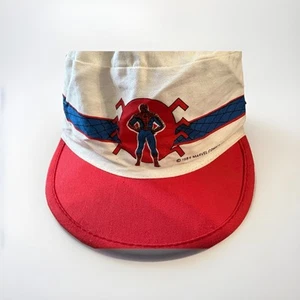 Vintage SpiderMan Painters Cap Youth 1987 Marvel Comics - Picture 1 of 5