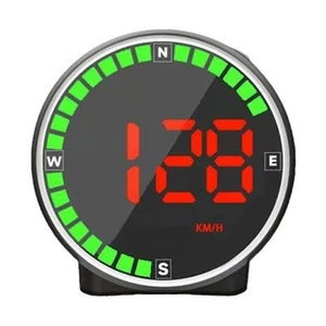 Advanced Car Speed Display Device with 7 Color LED and Direction Compass Mode - Picture 1 of 12