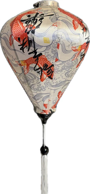 LINTERNA DE SEDA VIETNAMITA AUTÉNTICA 20" — Paraguas de ajo Foto 1 de 1