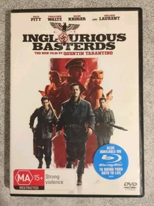 Inglorious Basterds (DVD 2009) Quentin Tarantino, R4, Like NEW + Free Post - Picture 1 of 8