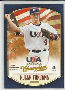 Nolan Fontana Houston Astros 2013 Panini USA Baseball Champions