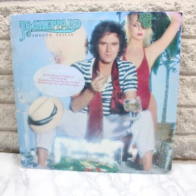 T.G. Sheppard Smooth Sailin' Vinyl Record LP VG Album W/ Hype Sticker PROMO - Image 1 of 4