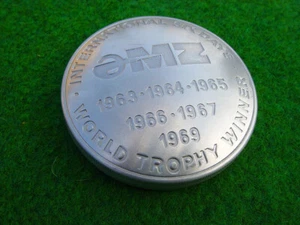 Tapa depósito Ø60mm "Trophy" 1963-1969 aluminio mate MZ RT,BK, ES, ETS, TS, ETZ 25264 - Imagen 1 de 2