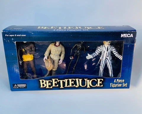 NECA BEETLEJUICE 4 PIECE FIGURINE SET 4" Action Figures Cover