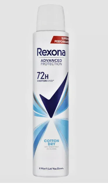 Rexona Advanced Protection Cotton Dry 72H Deodorant Spray, 6.7 oz. - Image 1 of 1