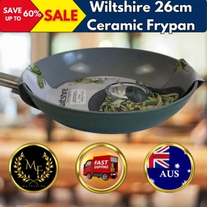 Wiltshire Easycook Ceramic Non-Stick Kitchen Cooking Stove Frying Pan 26cm Green - Picture 1 of 10