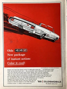 Vintage 1965 Oldsmobile 442 original ad GM105 - Picture 1 of 2