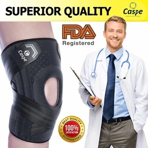 Knee Brace Adjustable Compression Support for Sport Joint Pain Arthritis Relief - Picture 1 of 18