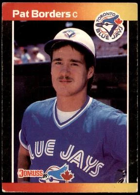 Pat Borders #560d 1989 Donruss - Image 1 of 2