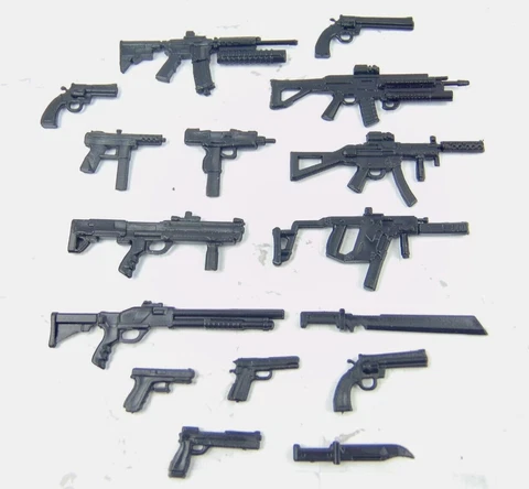 Custom Weapons 1:12 Scale for 6" Figures 16pc Guns MAD Special Munitions Pack Cover