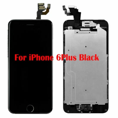 For iPhone 6 Plus LCD Digitizer Touch Screen Replacement Home Button +Camera - Image 1 of 4