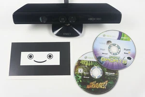 LOT SENSOR + ZWEI SPIELE KINECT SPORTS UND ADVENTURES X XBOX 360 GAMES PAL ITA - Bild 1 von 4
