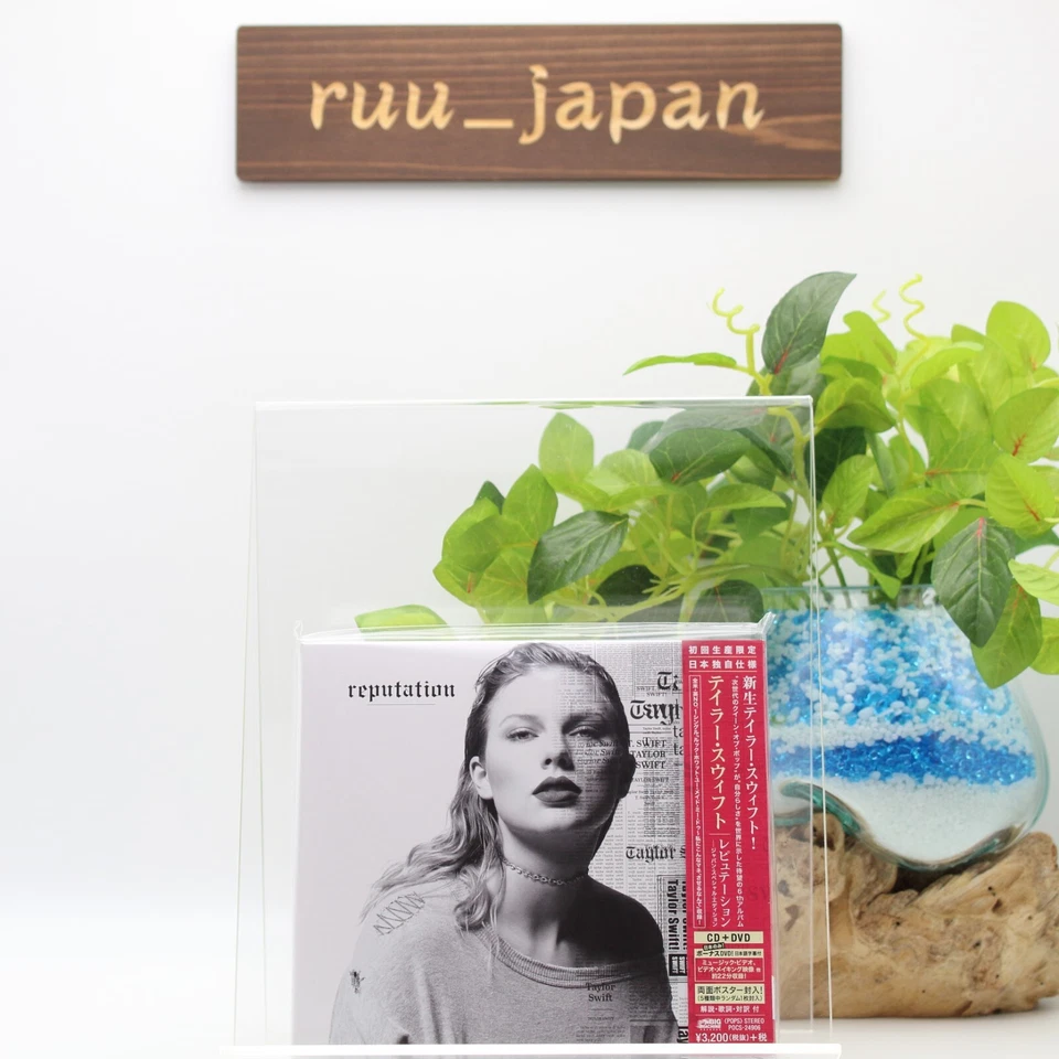 Japan First Press Poster CD DVD Taylor Swift Reputation 2017