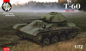 Military Wheels 7279 - 1/72 - Russian Tank T-60 (Zis-19) Plastic Model Kit - Picture 1 of 12