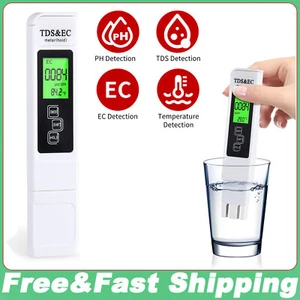 TDS Meter Digital Water Quality Tester Testing Kits for Drinking Water 0-9990ppm - Picture 1 of 11