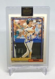2022 Topps Archives Signature Series - STEVE FINLEY AUTO #49/52 - ASTROS