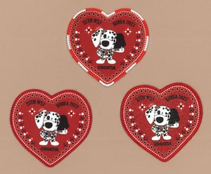 2023 World Scout Jamboree CROATIA / CROATIAN SCOUTS Contingent Patch SET OF 3 - Picture 1 of 2