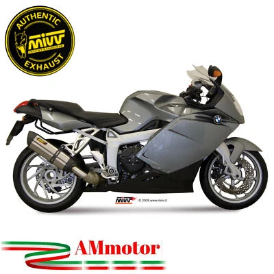 排气摩托车 Mivv Bmw K 1200 R / S / GT 2008 消声器 一脚蹬 Suono 钢制 — 第 1/2 张图片