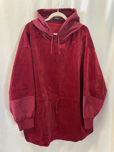 UNDERCOVER FW18 Felpa con cappuccio sotto copertura arancione in velluto a velo