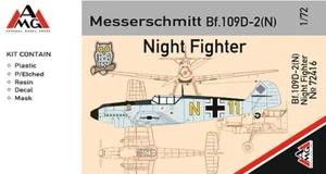 AMG 72416 Messerschmitt Bf.109D-(N) Night Fighter 1/72 - Imagen 1 de 2