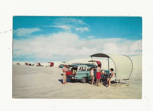 VTG 1960s White Sands National Monument Picnic Area Futuristic Old Cars Used - Picture 1 of 2
