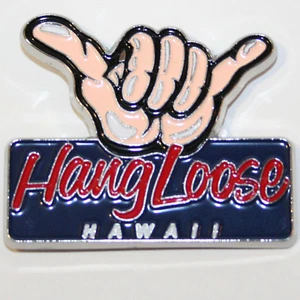 HAWAII Island "Hang Loose" Shaka refrigerador imán metal y esmalte NUEVO - Imagen 1 de 1