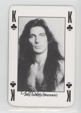 1993 Kerrang! Magazine The King of Rock Playing Cards Joey DeMaio #KC 0d08