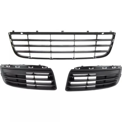 New Front Driver & Passenger Side Bumper Grille For 2005-10 Volkswagen Jetta 3P Foto 1 de 4
