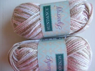 Sundance Synergy wool blend gradient yarn, Neapolitan,  lot of 2 (76 yds ea) - Image 1 of 2