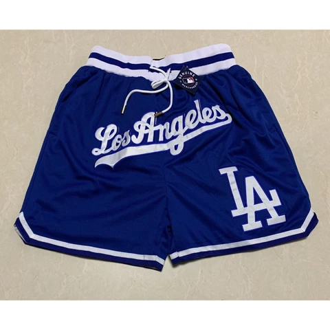 Vintage LA Dodger Blue/White Patches 1988 Just Don Brand Shorts men size large Cover