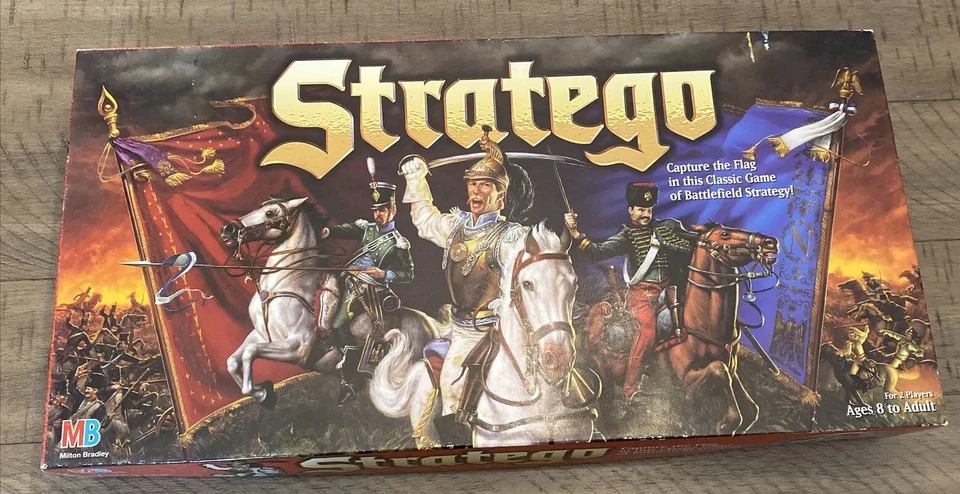 Stratego Board Game Milton Bradley 1996 Capture the Flag EXCELLENT FAST SHIP VTG - Image 1 of 4