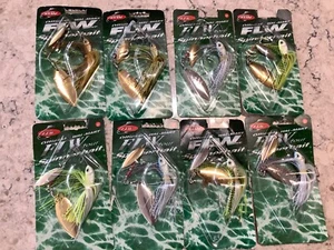 8 FLW spinnerbaits all popular 1/2 oz.size fishing lures - Picture 1 of 1
