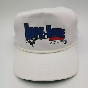 Vintage Humpie Howie Classic Fishing Hat Trucker Cap Strapback White Blue Script - Picture 1 of 24