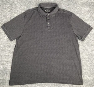 Nat Nast Mens Polo Shirt L Luxury Originals Grey Striped Soft Feel - Picture 1 of 9