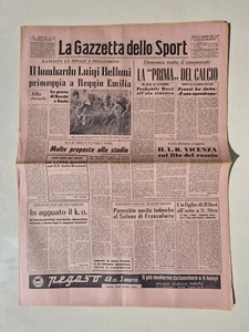 Gazzetta Dello Sport September 18 1959 Lanerossi Vicenza - Luigi Belloni - Ribot - Picture 1 of 1