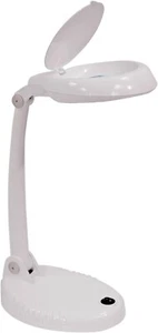 Eagle Desk top Adjustable Magnifier with 4"(100mm) Dual Function Lens Magnifying - Picture 1 of 6